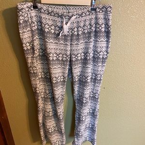 *MOVING SALE* Soft Gray and White Pajama Pants